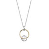 Orphelia 'Antoine' Dames 925 Sterling Zilveren Ketting met Hanger - Zilver/Goud ZH-7503/1