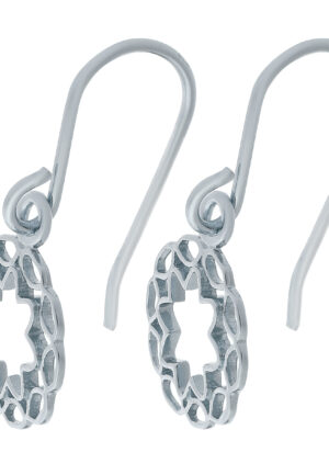 Orphelia 'Jasmine' Dames 925 Sterling Zilveren Dangle Oorbellen - Zilver ZO-7076