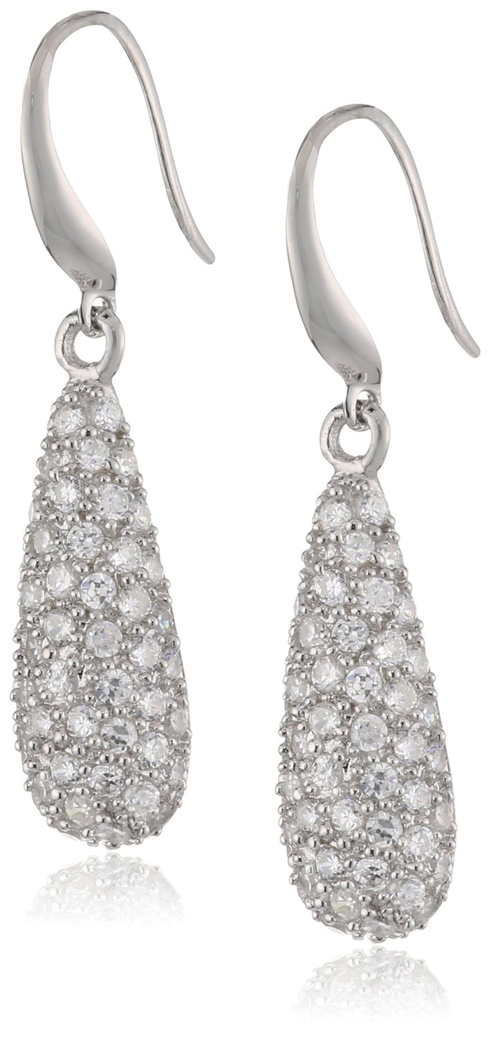 Orphelia Dames 925 Sterling Zilveren Hangende Oorbellen - Zilver ZO-5885