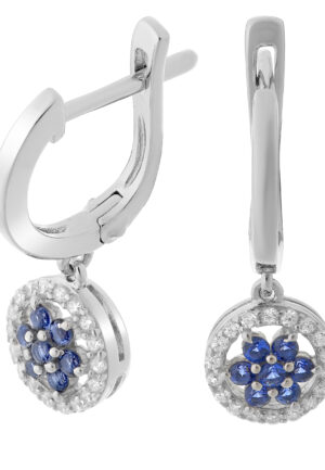 Orphelia 'Erina' Dames 925 Sterling Zilveren Hangende Oorbellen - Zilver ZO-7047