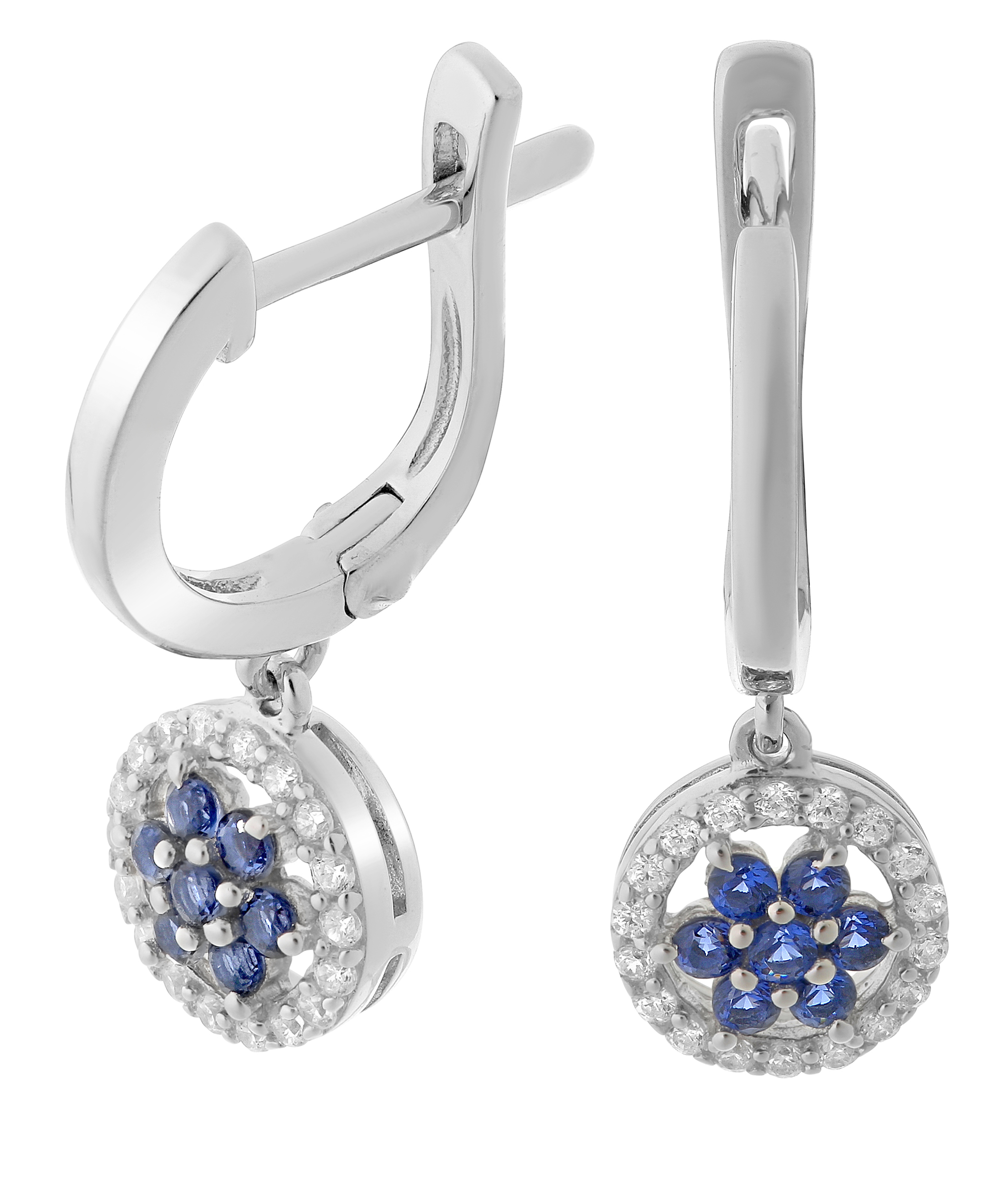 Orphelia 'Erina' Dames 925 Sterling Zilveren Hangende Oorbellen - Zilver ZO-7047