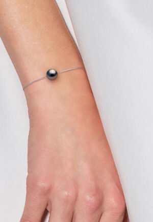 Alternative view of Chain Armband met Pearl Tahiti Round 9-10 mm 925