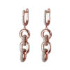 Orphelia 'Berlina' Dames 925 Sterling Zilveren Dangle Oorbellen - Roze ZO-7416