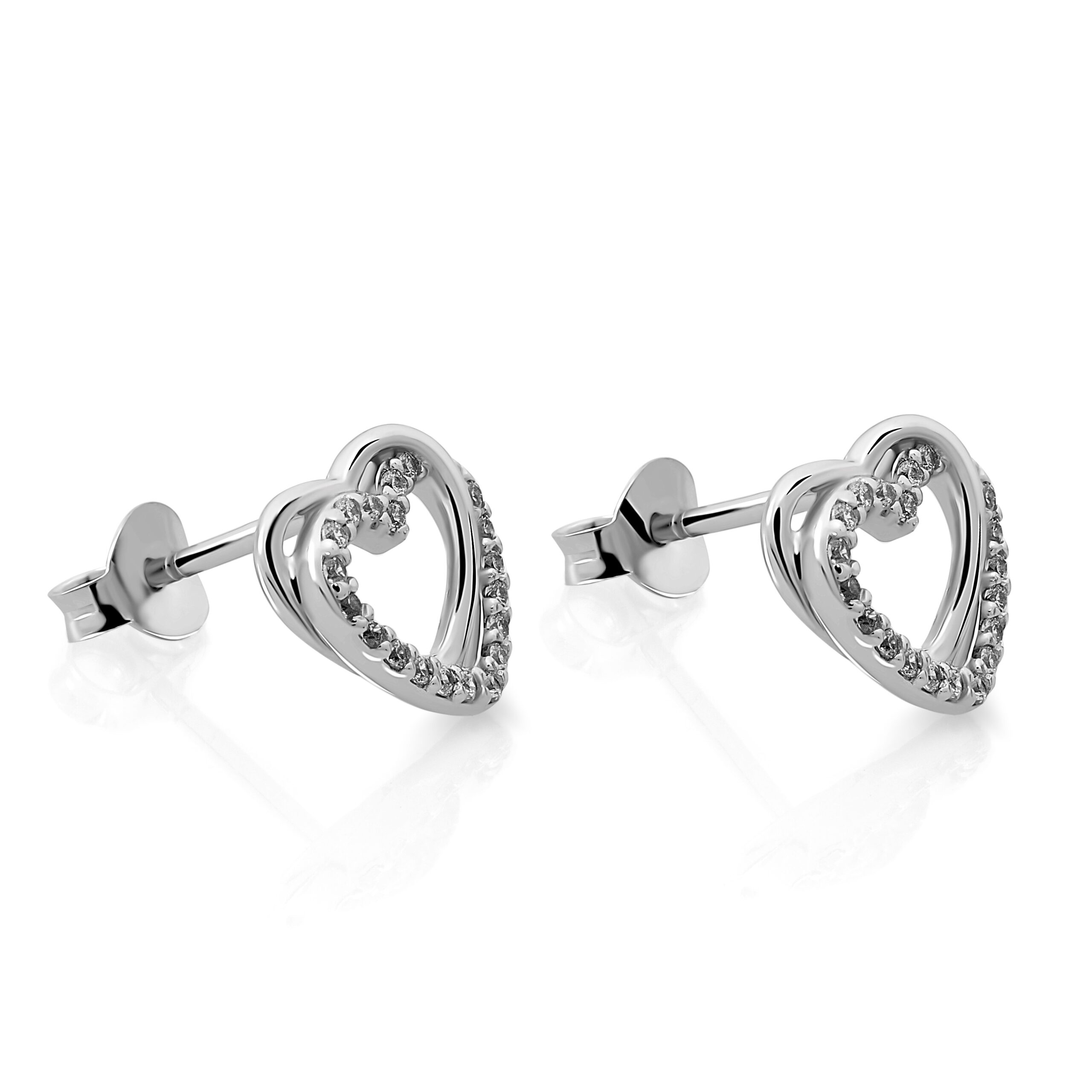 Orphelia 'Ariana' Dames 925 Sterling Zilveren Oorbellen - Zilver ZO-7482 - Afbeelding 2