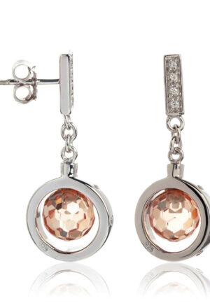 Orphelia Dames 925 Sterling Zilveren Dangle Oorbellen - Zilver ZO-5904