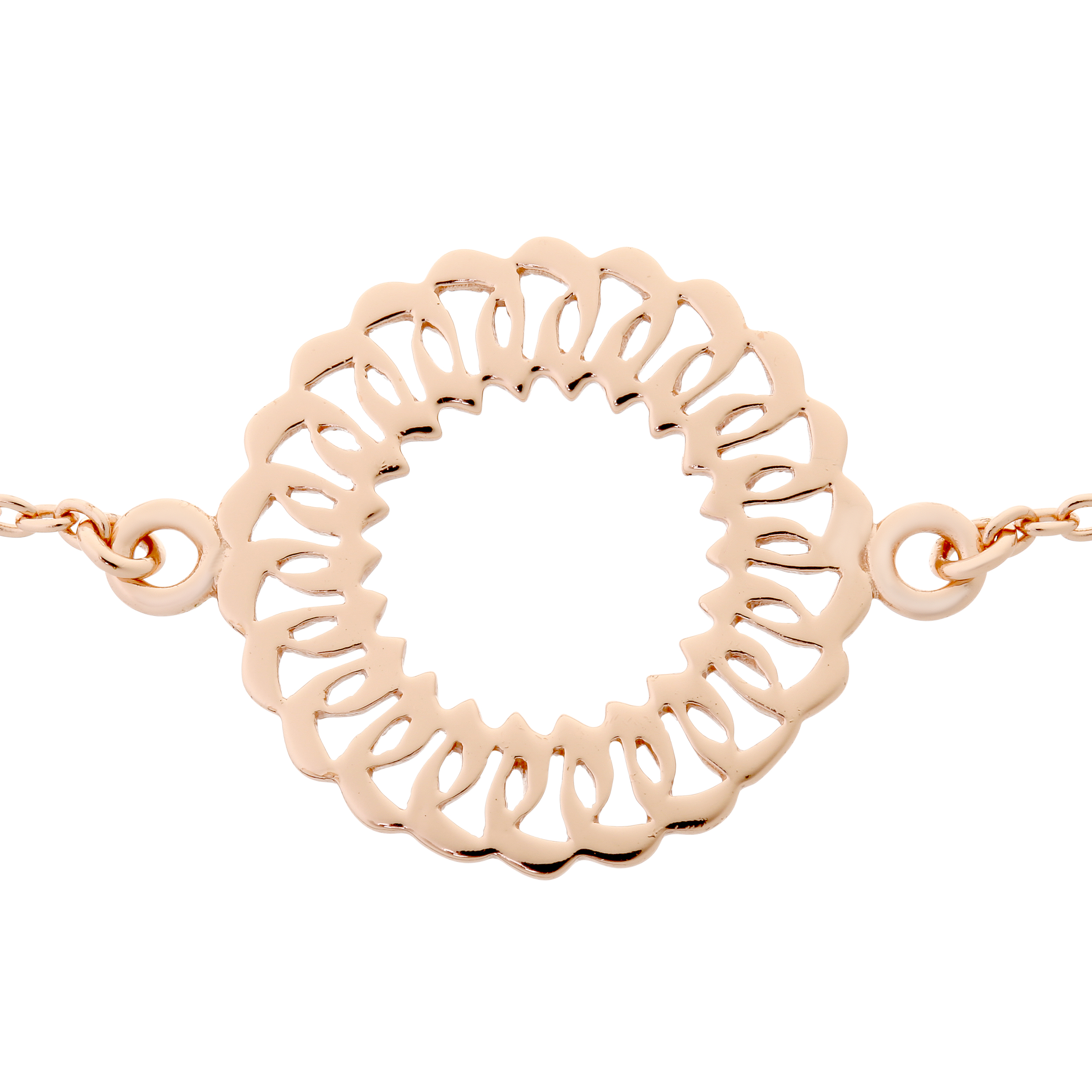 Orphelia 'Amada' Dames 925 Sterling Zilveren Armband - Roze ZA-7075/1 - Afbeelding 2