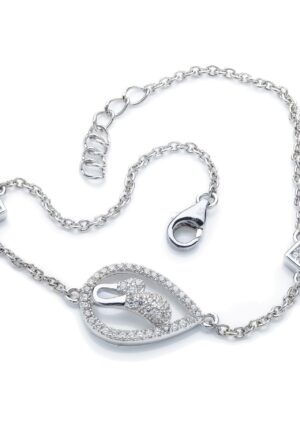 Orphelia Dames 925 Sterling Zilveren Armband - Zilver ZA-1000
