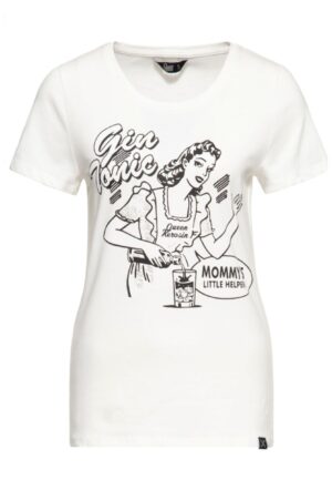 Moederdag cadeau - Queen Kerosin Gin Tonic Shirt Off White-XXXL