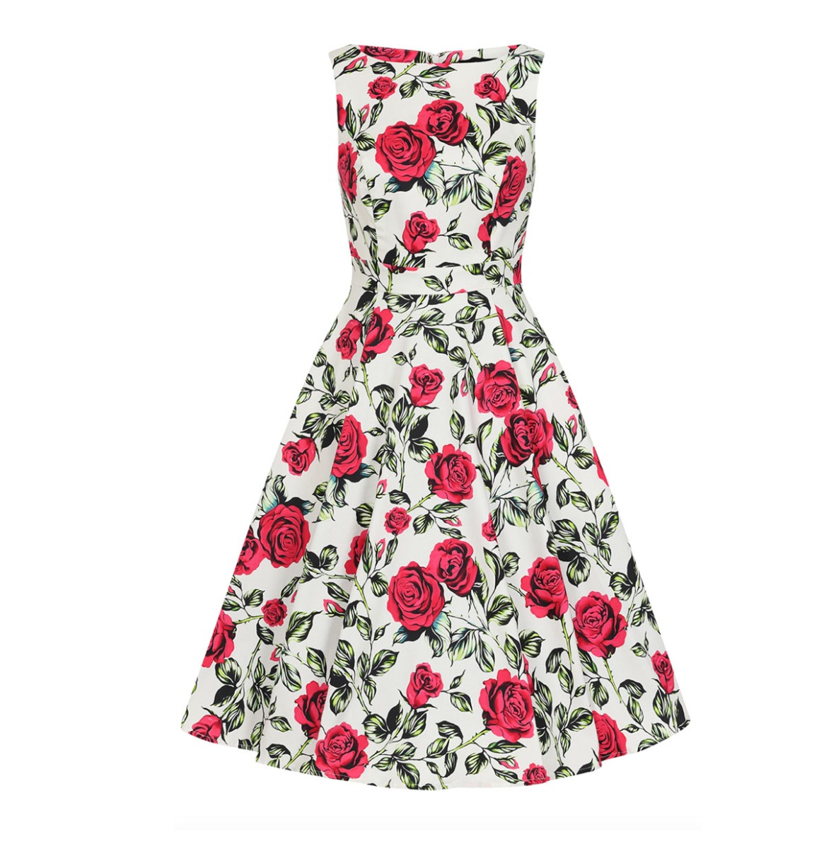 Hearts & Roses Hazel Floral Swing Dress -S