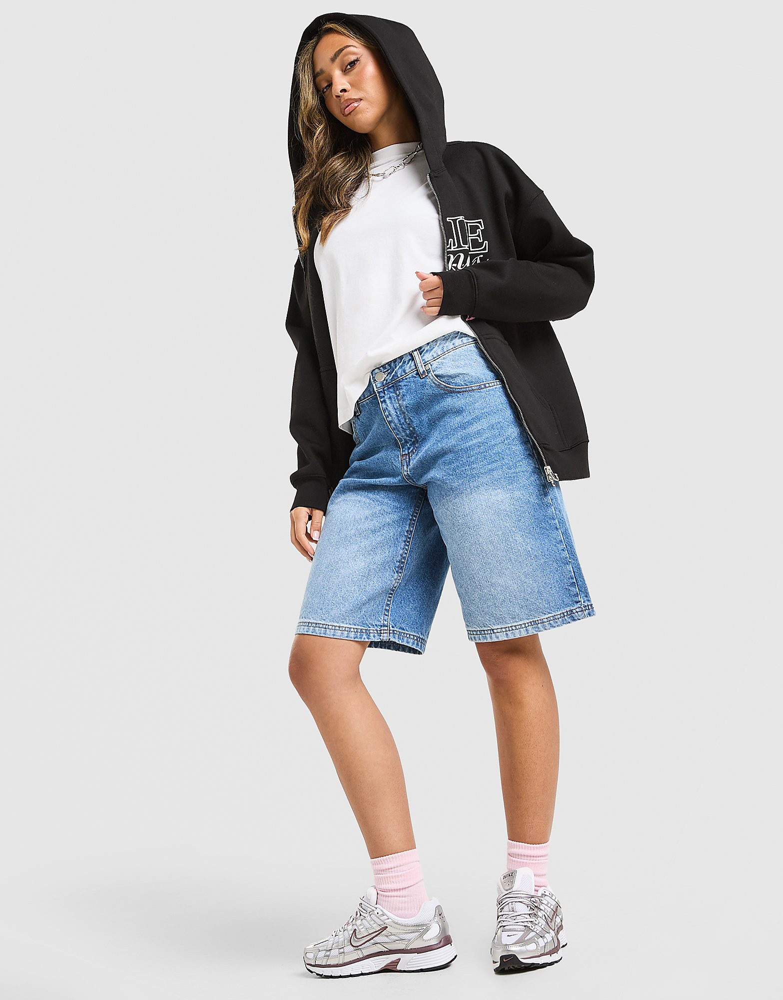 Unlike Humans Jorts - Blauw- Dames, Blauw