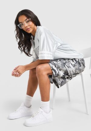 Hoodrich Field Camo Jorts - Grijs- Dames, Grijs