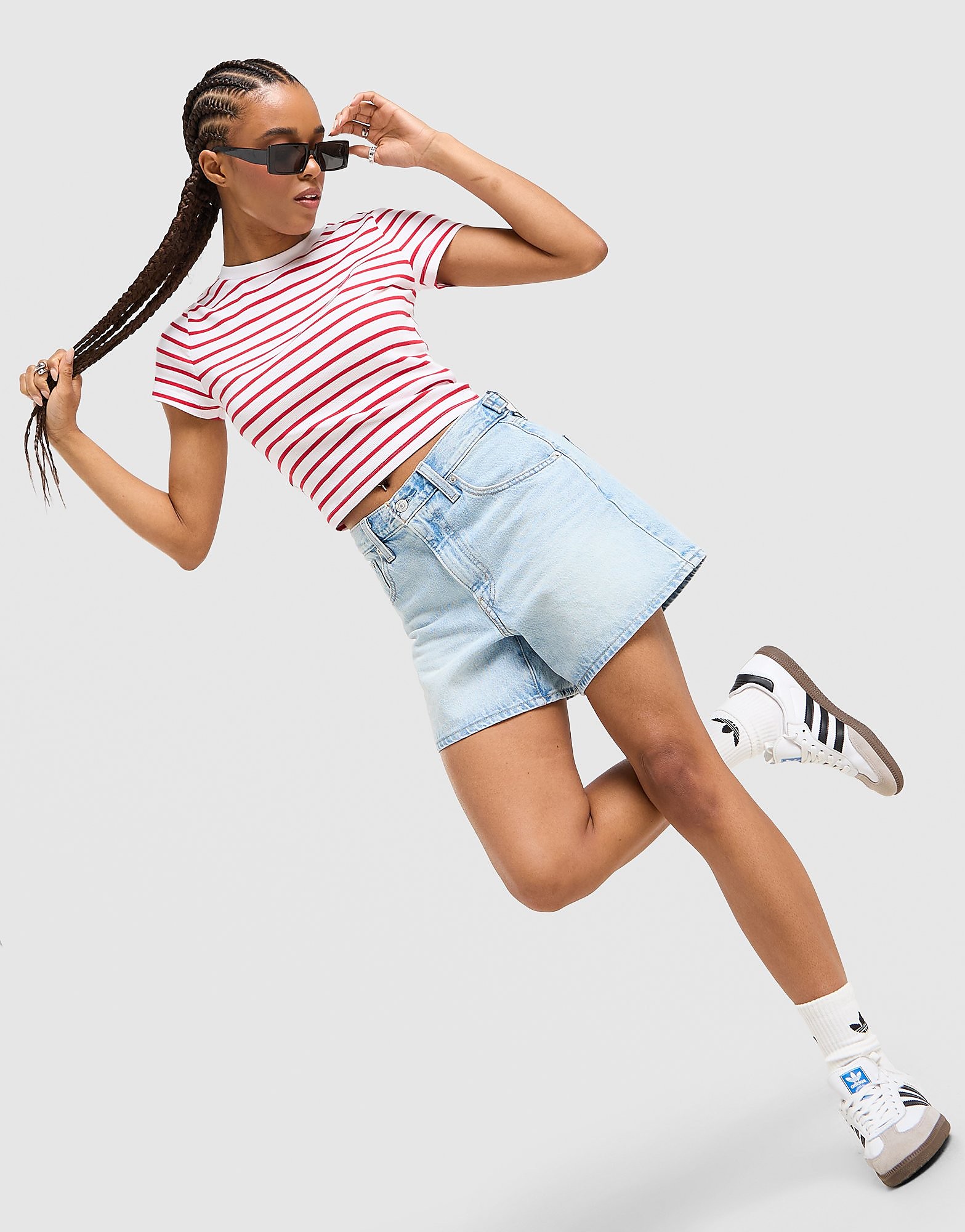 LEVI'S Cinch Shorts - Blauw- Dames, Blauw