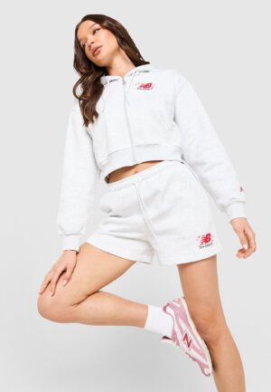 New Balance Chrome Shorts - Grijs- Dames, Grijs