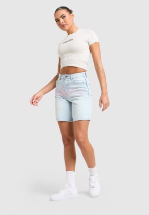 Hoodrich Solace Jorts Dames - Blauw- Dames, Blauw