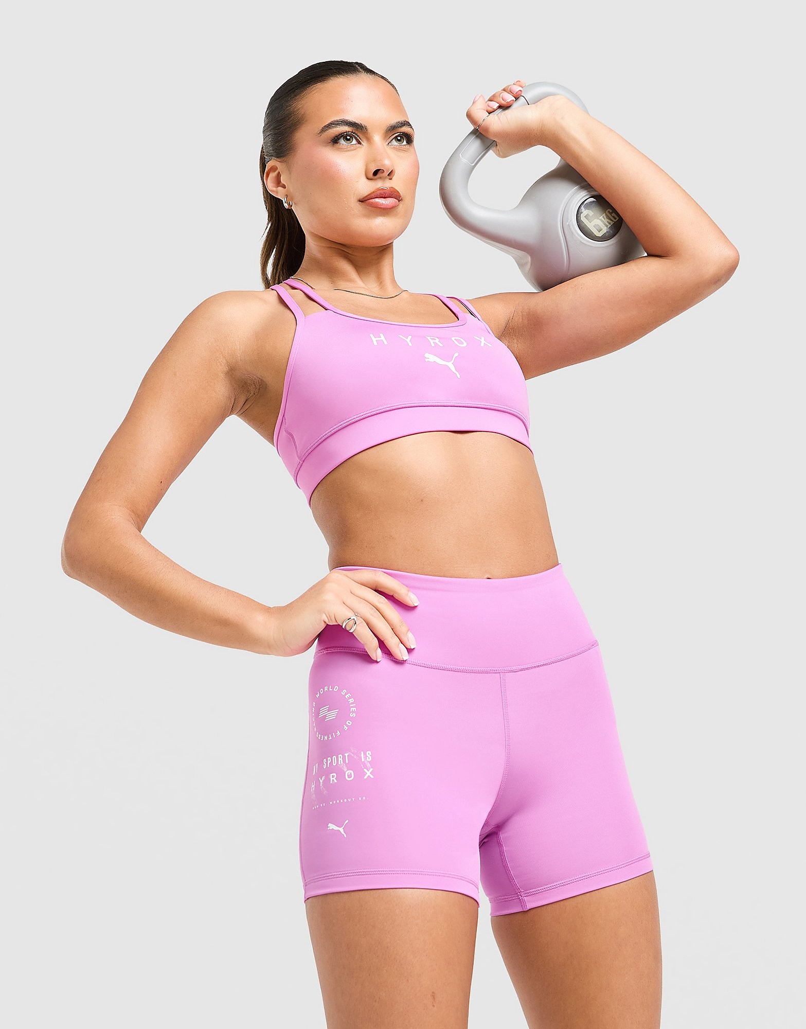PUMA Hyrox Essentials Shorts - Roze- Dames, Roze