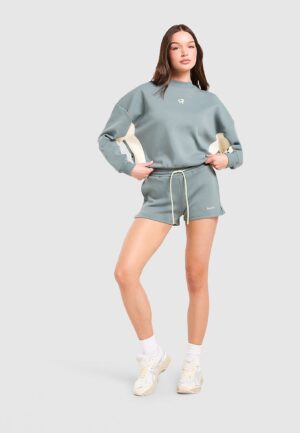Red Run Activewear Skyline Sweater Shorts - Groen- Dames, Groen