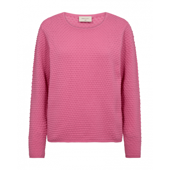FreeQuent - Roze | Dames | Trui | Roze | M | regular | Kamst mode