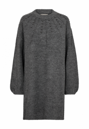 FreeQuent - D.Grijs | Dames | Jurk | D.Grijs | 4XL | regular | Kamst mode