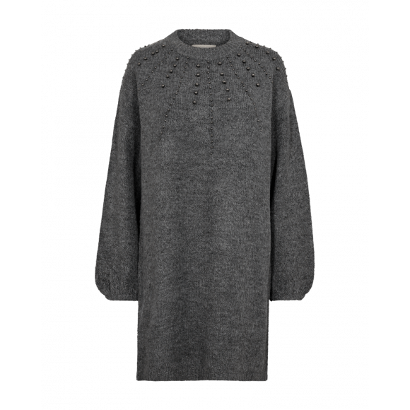 FreeQuent - D.Grijs | Dames | Jurk | D.Grijs | 4XL | regular | Kamst mode