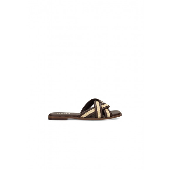 Posh - Bruin | Dames | Sandaal | Bruin | 42 | regular | Kamst mode
