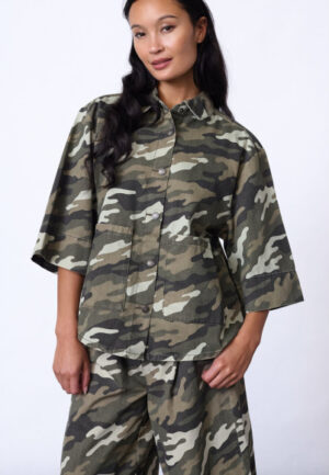 Sisters Point - Dark Khaki | Dames | Blouse | Dark Khaki | L | regular | Kamst mode