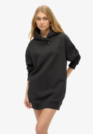Essential Sweatjurk met Capuchon Zwart Grootte: 38-40