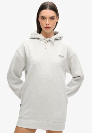 Essential Sweatjurk met Capuchon Lichtgrijs Grootte: 6-8