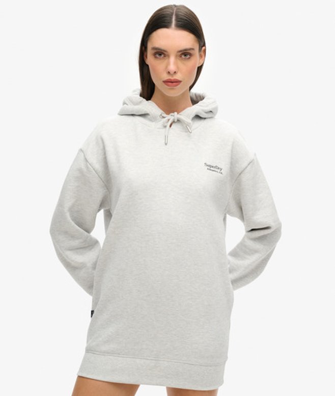 Essential Sweatjurk met Capuchon Lichtgrijs Grootte: 6-8