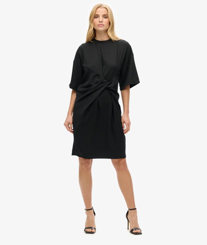 Twist T-shirtjurk in Gelimiteerde Oplage Zwart Grootte: 36