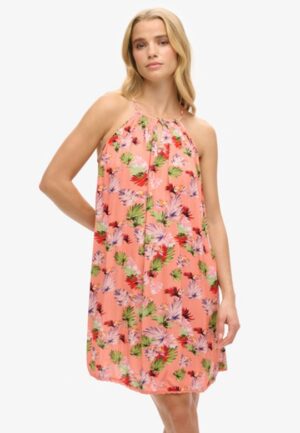 Beach Cami Jurk Roze Grootte: 40