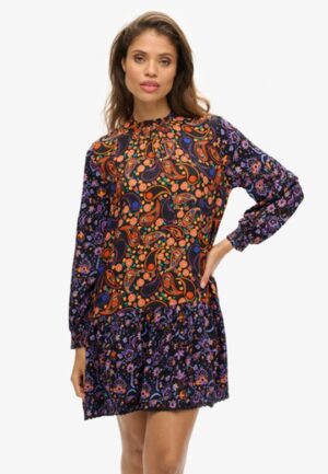 Mini-jurk met Hoge Halslijn Multi Grootte: 40