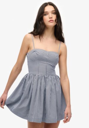 Korset Cami Mini-jurk Black Grootte: 42