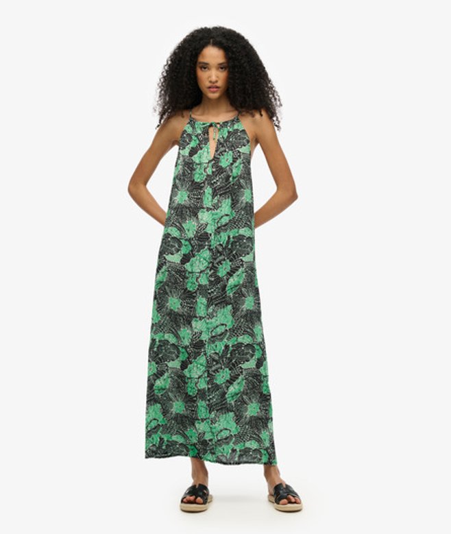 Beach Camimaxi-jurk Green Grootte: 36