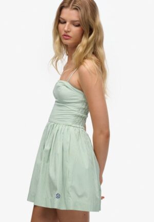 Korset Cami Mini-jurk Green Grootte: 36